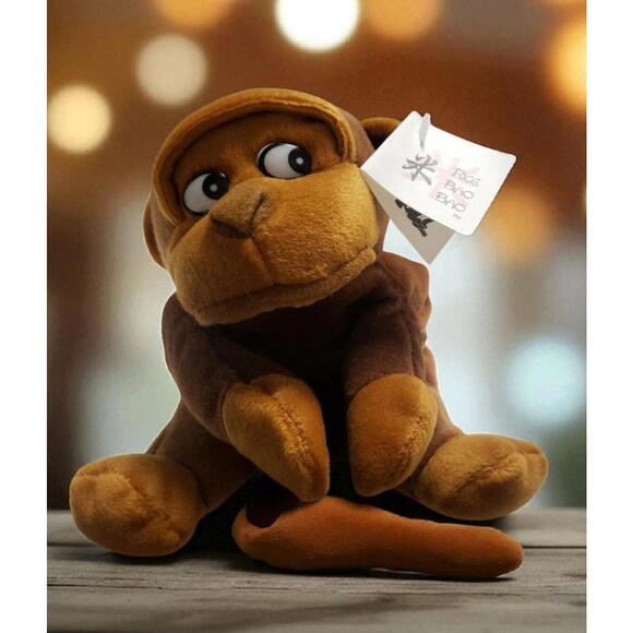 Rare Hou Bao-Bao Monkey – Chinese Zodiac Plush – Worn Back - Handmade - Picture 1 of 10